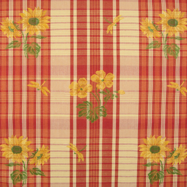 BRUNSCHWIG & FILS TATIANA FIGURED PLAID - RED BR-89395.166.0 - Discontinued