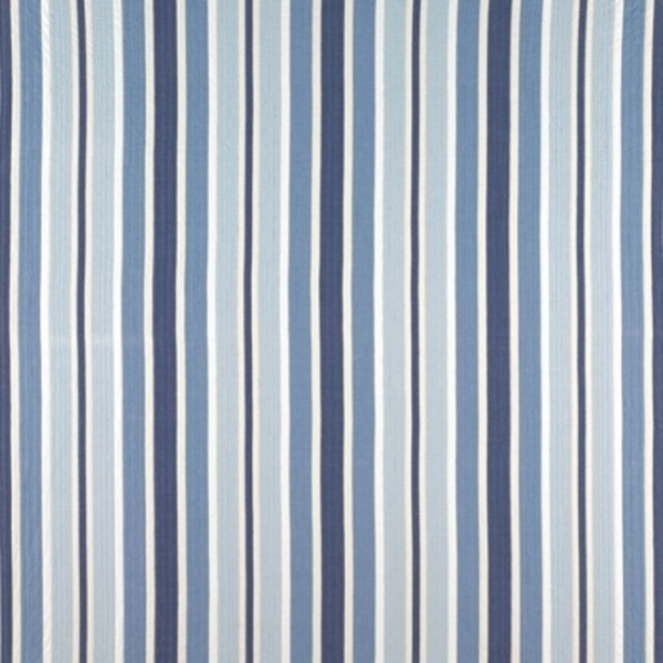 BRUNSCHWIG & FILS TIBERON MATELASSE STRIPE M - EDITERRANEAN upholstery fabric swatch for sample-first furniture planning