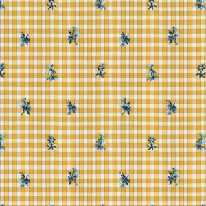 Tresors De Jouy La Seyne Fleuri - Sunflower upholstery fabric swatch