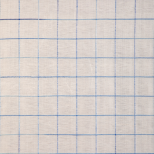 Vienne Silks Moulin Check - Blue upholstery fabric swatch