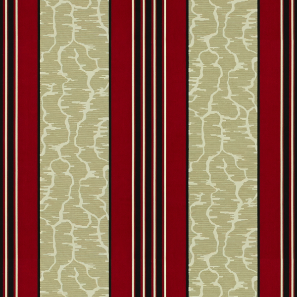 Brunschwig & Fils CASTIGLIONE - RED upholstery fabric swatch for sample-first furniture planning