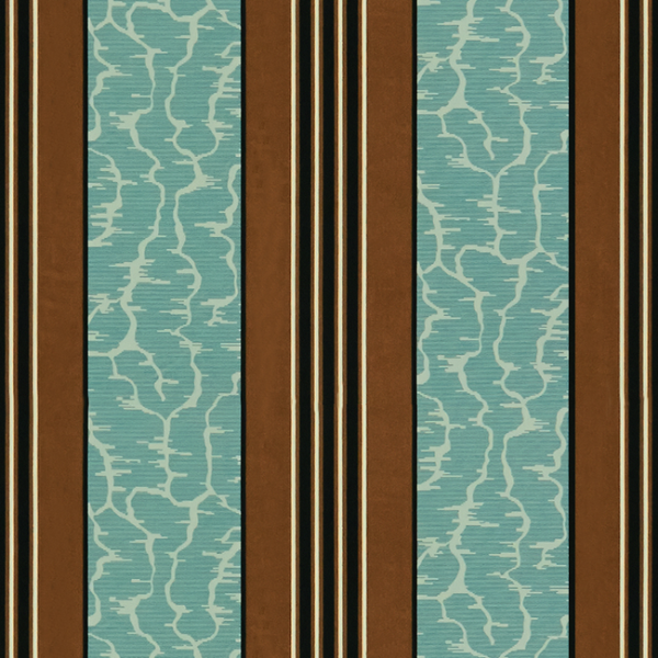 Brunschwig & Fils CASTIGLIONE - TURQUOISE upholstery fabric swatch for sample-first furniture planning