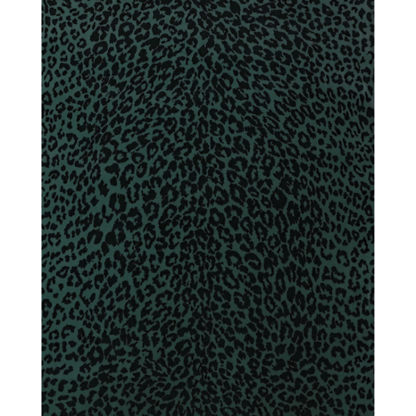 Brunschwig & Fils MADELEINE'S LEOPARD - TEAL upholstery fabric swatch for sample-first furniture planning