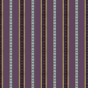 Rayure Broderie - Aubergine upholstery fabric swatch