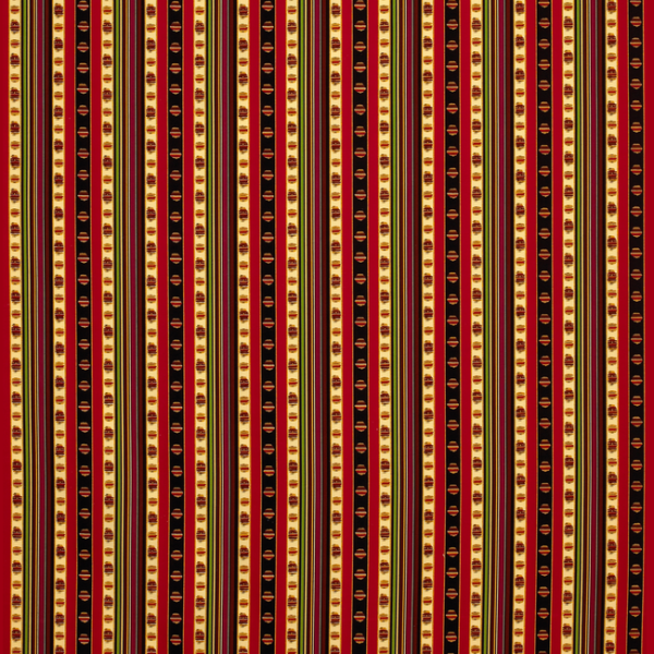 Brunschwig & Fils RAYURE PERCALE - ROUGE upholstery fabric swatch for sample-first furniture planning