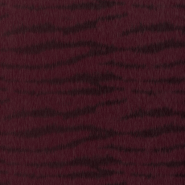 Brunschwig & Fils TIGRE WARP PRINT - PLUM upholstery fabric swatch for sample-first furniture planning