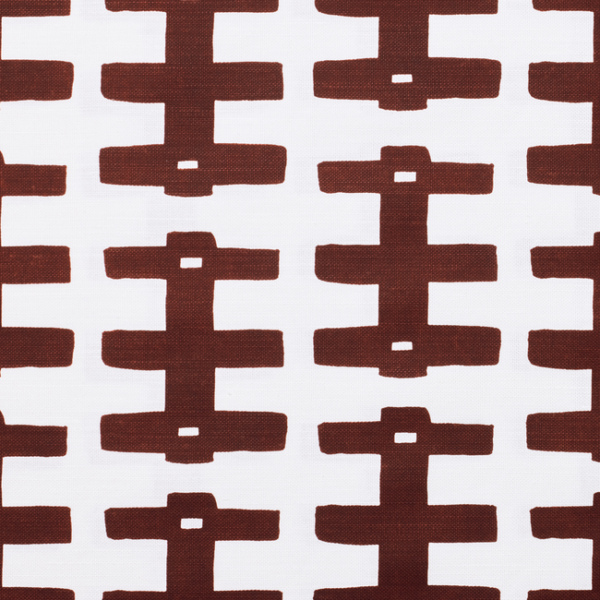 CAROLINE CECIL TEXTILES BRIDGE - RUST/OYSTER CCF-2307.1624.0 - Limited Stock