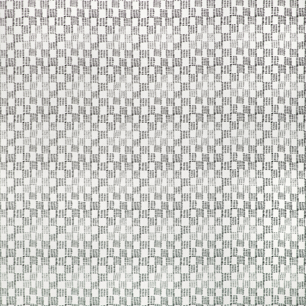CAROLINE CECIL TEXTILES ORIGINS BECK - BLACK/OYSTER upholstery fabric swatch for sample-first furniture planning