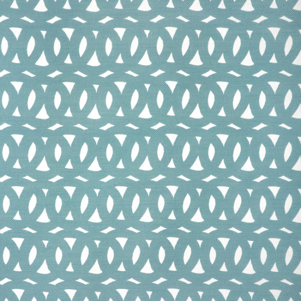 CAROLINE CECIL TEXTILES ORIGINS LOOP - DENIM/OYSTER upholstery fabric swatch for sample-first furniture planning