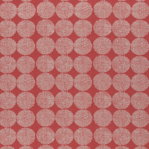 Clarke & Clarke Amara Kiko - Red upholstery fabric swatch