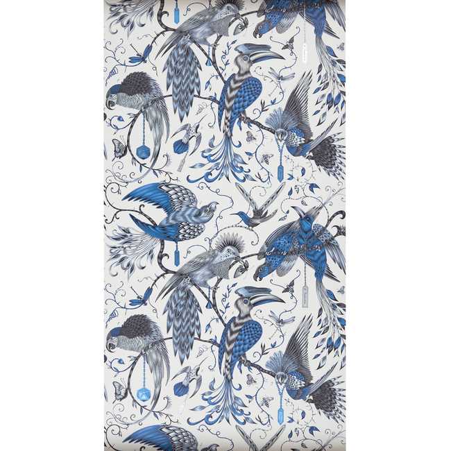 CLARKE & CLARKE ANIMALIA AUDUBON - BLUE W0099/01.CAC.0