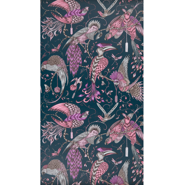 CLARKE & CLARKE ANIMALIA AUDUBON - PINK W0099/04.CAC.0