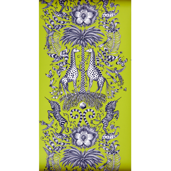 CLARKE & CLARKE ANIMALIA KRUGER - LIME W0102/03.CAC.0