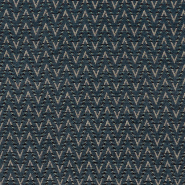 CLARKE & CLARKE AVALON ZION - DENIM upholstery fabric swatch for sample-first furniture planning
