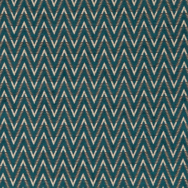 CLARKE & CLARKE AVALON ZION - TEAL upholstery fabric swatch for sample-first furniture planning