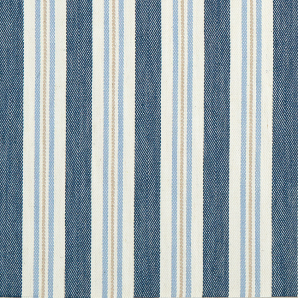 CLARKE & CLARKE AVEBURY ALDERTON - DENIM upholstery fabric swatch for sample-first furniture planning