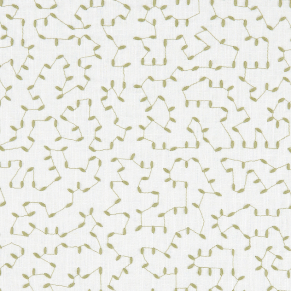 CLARKE & CLARKE AVEBURY BIBURY - APPLE upholstery fabric swatch for sample-first furniture planning