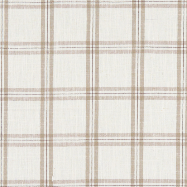 CLARKE & CLARKE AVEBURY KELMSCOTT - NATURAL upholstery fabric swatch for sample-first furniture planning