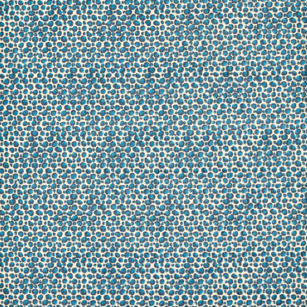 CLARKE & CLARKE BREEGAN JANE POKOT - CARIBBEAN upholstery fabric swatch for sample-first furniture planning