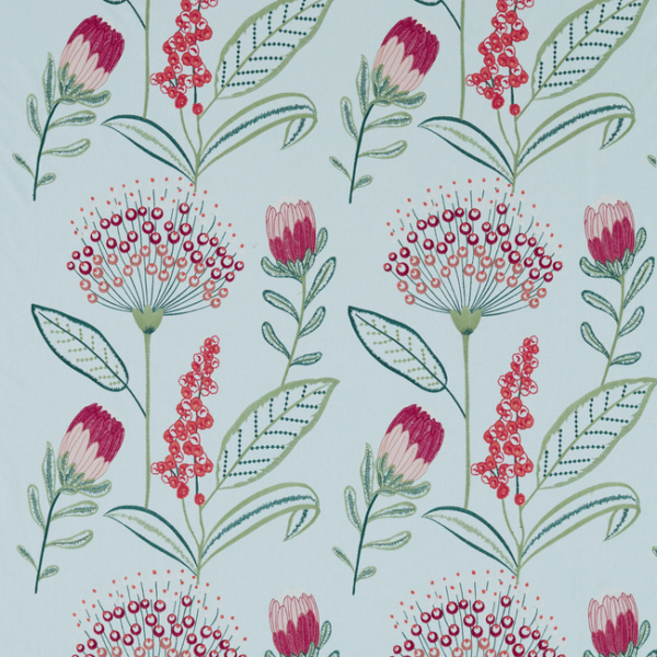 CLARKE & CLARKE BREEGAN JANE PROTINI - MINERAL upholstery fabric swatch for sample-first furniture planning