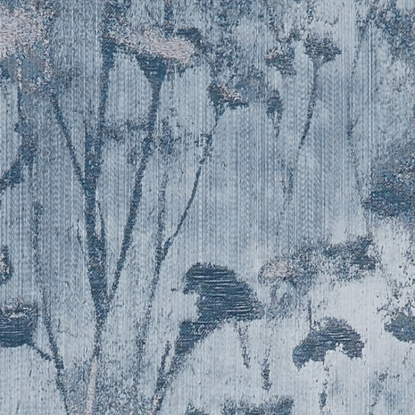 CLARKE & CLARKE DIFFUSION SILHOUETTE - DENIM upholstery fabric swatch for sample-first furniture planning