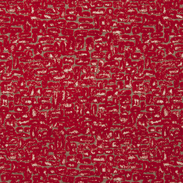 CLARKE & CLARKE DIMENSIONS MODA - ROUGE upholstery fabric swatch for sample-first furniture planning