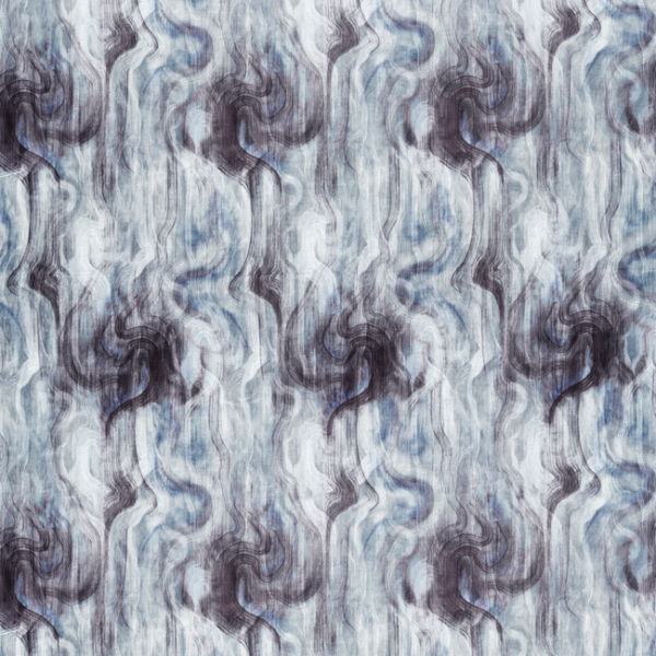 CLARKE & CLARKE DIMORA TESSUTO - MIDNIGHT/SILVER upholstery fabric swatch for sample-first furniture planning