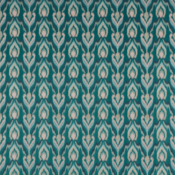 CLARKE & CLARKE DIMORA VELLUTO - TEAL upholstery fabric swatch for sample-first furniture planning