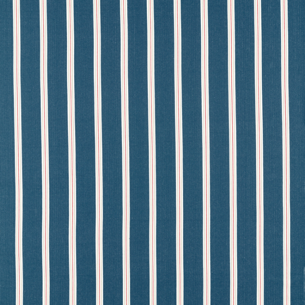 CLARKE & CLARKE EDGEWORTH KNIGHTSBRIDGE - NAVY/ROUGE upholstery fabric swatch for sample-first furniture planning
