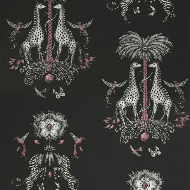 CLARKE & CLARKE EMMA J SHIPLEY FOR C&C WILDERIE CREATURA - CHARCOAL W0114/01.CAC.0