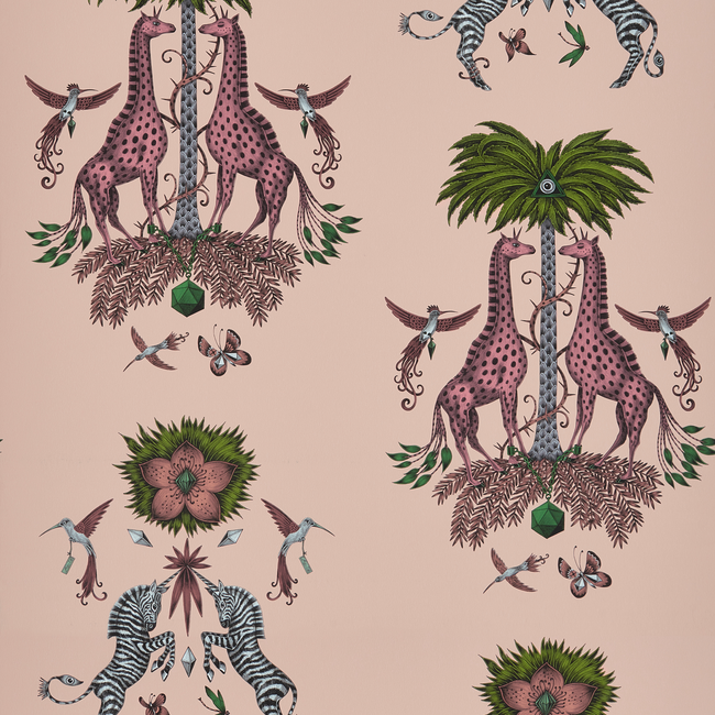CLARKE & CLARKE EMMA J SHIPLEY FOR C&C WILDERIE CREATURA - PINK W0114/02.CAC.0