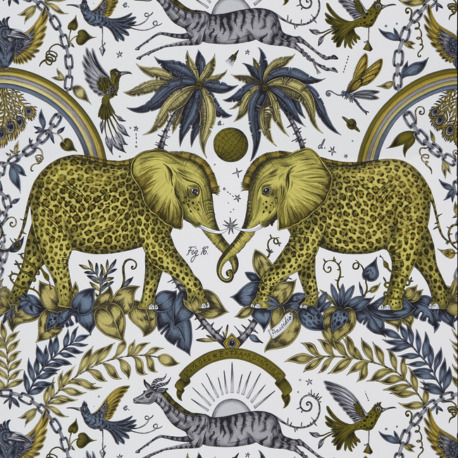 CLARKE & CLARKE EMMA J SHIPLEY FOR C&C WILDERIE ZAMBEZI - GOLD W0121/02.CAC.0