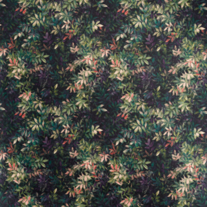 Clarke & Clarke Exotica 2 Congo - Amethyst/emerald Velvet upholstery fabric swatch