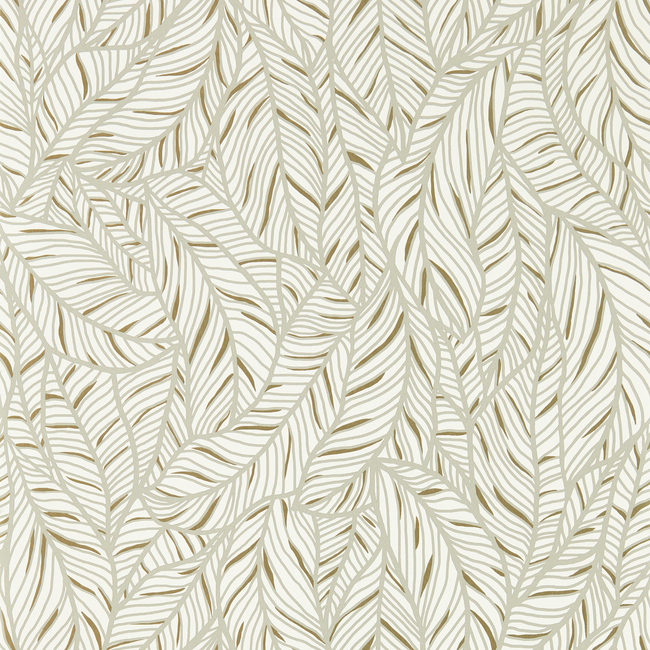 CLARKE & CLARKE EXOTICA 2 LUXURY WALLCOVERING SELVA - LINEN/CHAMPAGNE WP W0144/03.CAC.0