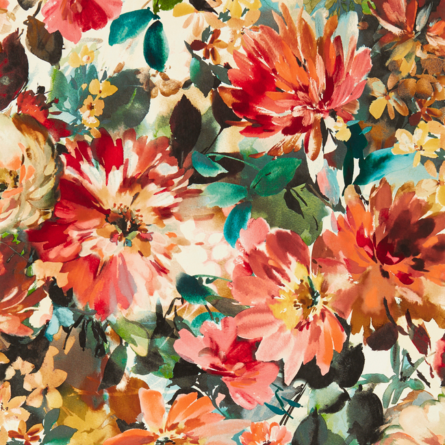 CLARKE & CLARKE EXOTICA 2 LUXURY WALLCOVERING TAHITI - ROUGE WP W0145/04.CAC.0