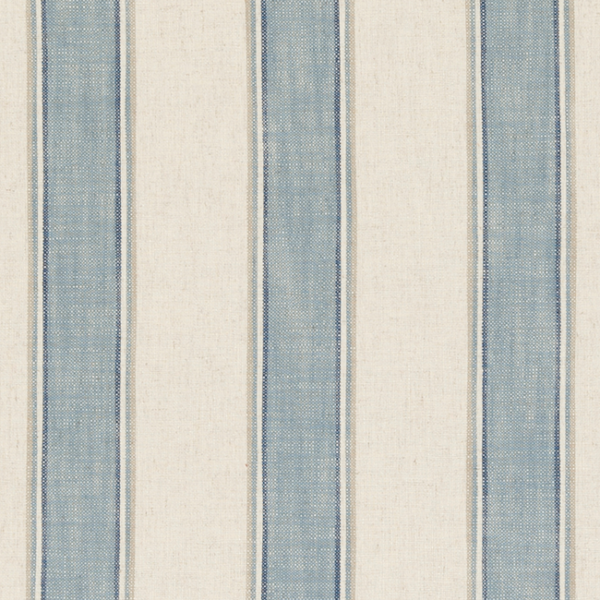 CLARKE & CLARKE FAIRMONT KINBURN - DENIM upholstery fabric swatch for sample-first furniture planning