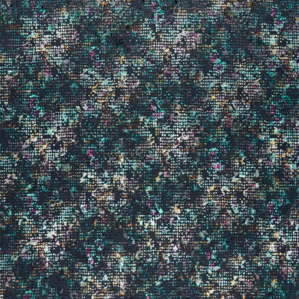CLARKE & CLARKE FUSION SCINTILLA - MIDNIGHT upholstery fabric swatch for sample-first furniture planning