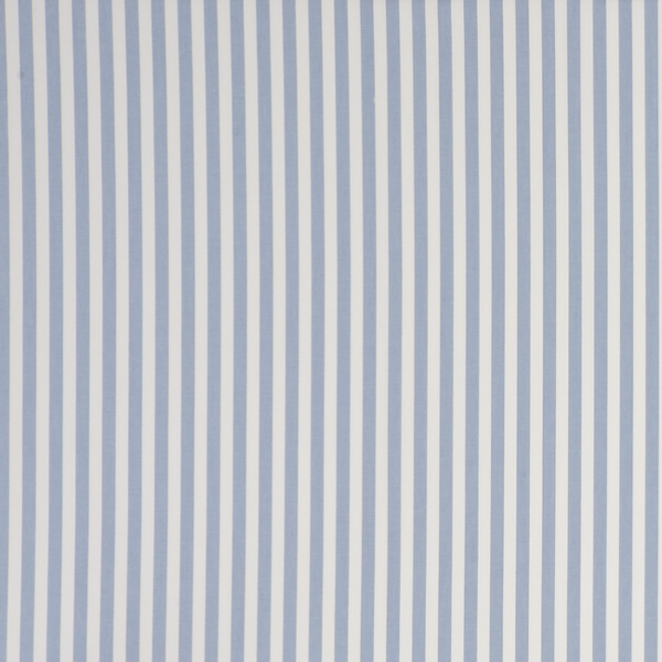 CLARKE & CLARKE GARDEN PARTY PARTY STRIPE - STRIPE CHAMBRAY upholstery fabric swatch for sample-first furniture planning