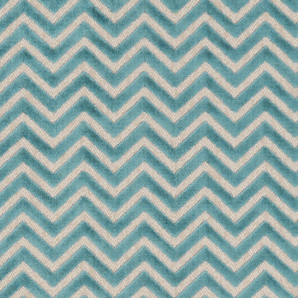 CLARKE & CLARKE KALEIDOSCOPE PRISMA - TEAL upholstery fabric swatch for sample-first furniture planning