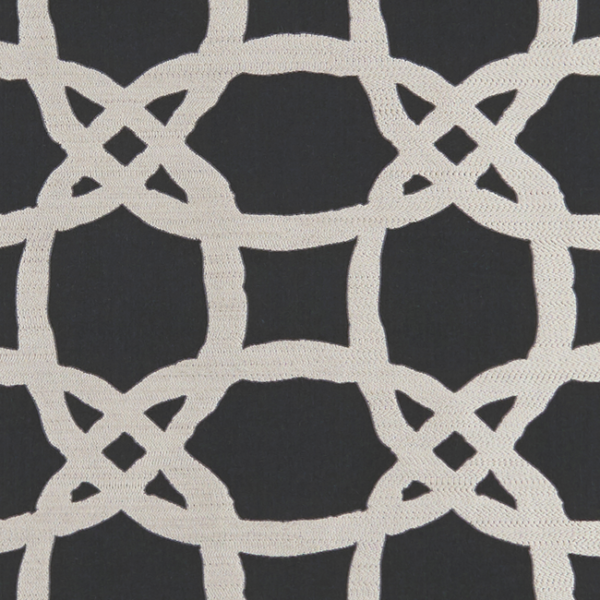 CLARKE & CLARKE LUSSO 2 FASCINO - NERO upholstery fabric swatch for sample-first furniture planning