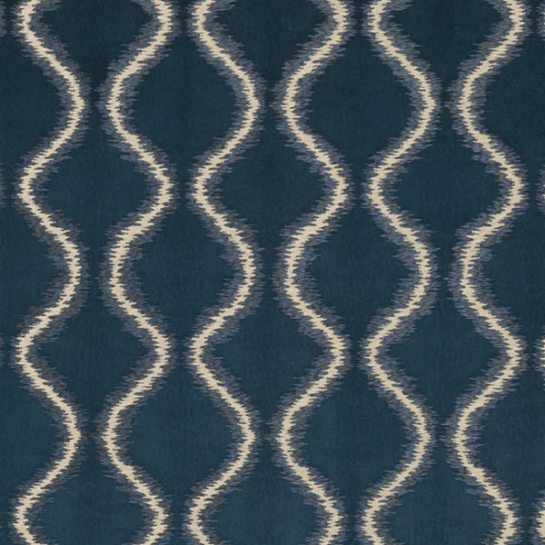 CLARKE & CLARKE LUSSO 2 SOLARE - MIDNIGHT upholstery fabric swatch for sample-first furniture planning