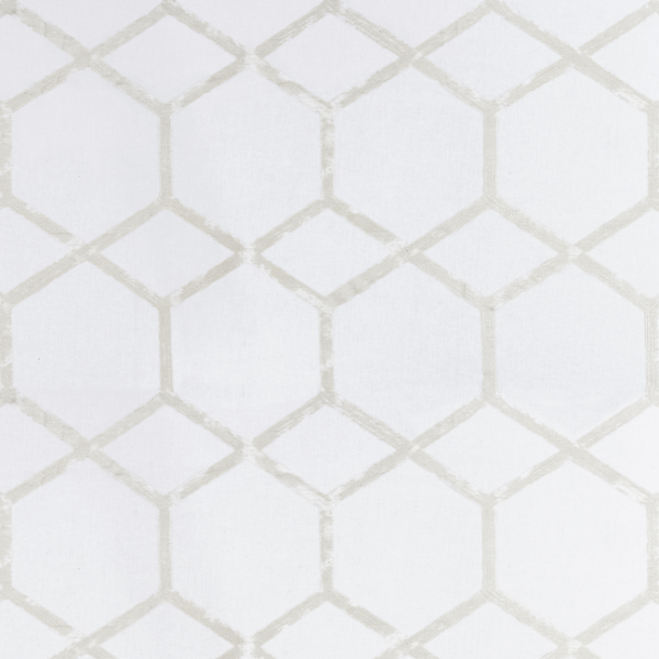 CLARKE & CLARKE METALLI FORMA - IVORY/SILVER F1469/04.CAC.0
