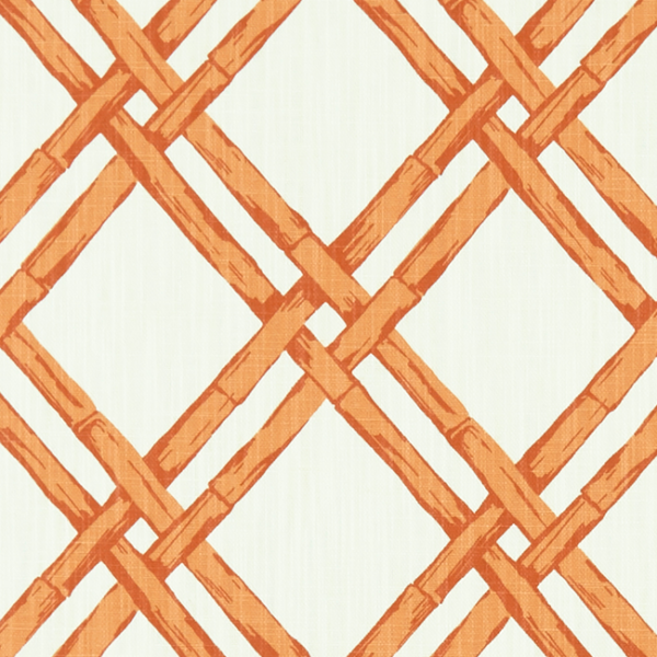 CLARKE & CLARKE ORIENTAL GARDEN BHUTAN - SPICE upholstery fabric swatch for sample-first furniture planning