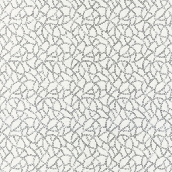 CLARKE & CLARKE ORIGINS PANACHE - SILVER upholstery fabric swatch for sample-first furniture planning