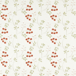 Clarke & Clarke Pavilion Rochelle - Spice upholstery fabric swatch
