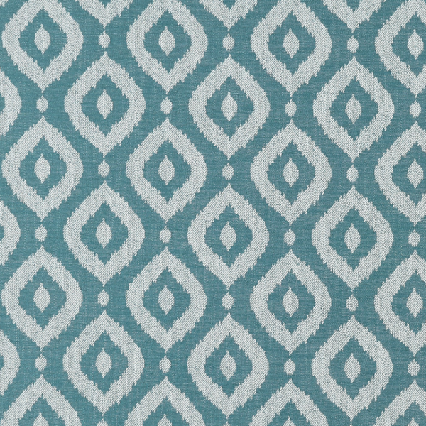 CLARKE & CLARKE PRINCE OF PERSIA SORAYA - TEAL upholstery fabric swatch for sample-first furniture planning