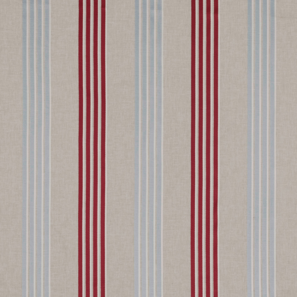 CLARKE & CLARKE RICHMOND WENSLEY - RASPBERRY/DUCKEGG upholstery fabric swatch for sample-first furniture planning