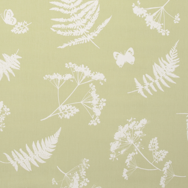 CLARKE & CLARKE SKETCHBOOK MOORLAND - GREEN upholstery fabric swatch for sample-first furniture planning