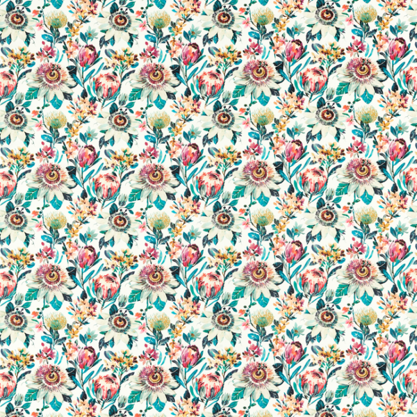 CLARKE & CLARKE STUDIO G FOR C&C AMAZONIA PARADISE - RUSSET upholstery fabric swatch for sample-first furniture planning