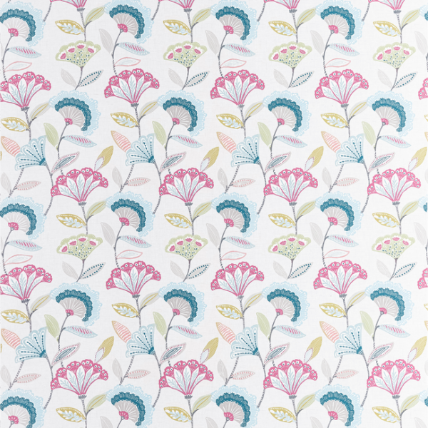 CLARKE & CLARKE STUDIO G FOR C&C BOHEMIA BOHEMIA - SUMMER upholstery fabric swatch for sample-first furniture planning